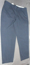 NUEVO CON ETIQUETAS PANTALONES ZARA NEGRO ESTILO CHINO CORTE RECTO UNIFORME DE TRABAJO PANTALONES 34X29