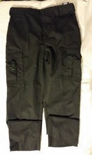 NUEVO CON ETIQUETAS PANTALONES CARGO TYRU-SPEC EMS ESTILO MILITAR VERDADERO AZUL MARINO MÉDICO EMT L