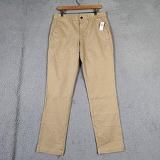 Pantalones Chinos Gap Caqui Para Hombre 32x32 Beige Elastizados Calce Ajustado Pierna Recta Clásicos Nuevos con Etiqueta