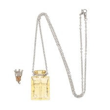 Collar Botella Perfume Vidrio 3ml | Botella Difusora de Aceite Esencial con Corona