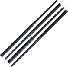 Paquete de 4 palillos Ka-Bar de grilamida negra utensilios aptos para lavavajillas 9919