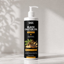 Champú espesante para adelgazamiento fino cabello hidratante con volumen ricino negro