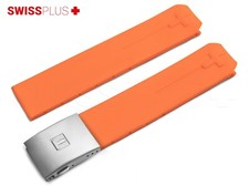 Para Reloj T-TOUCH Expert TISSOT 21mm Goma T013420 Correa Cierre NARANJA Pasadores