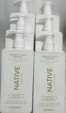 Acondicionador Native Curl Care, leche de coco y cúrcuma, sin sulfato y parabenos X6