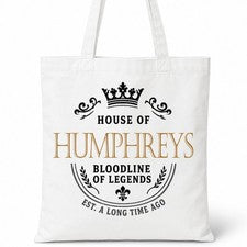 Bolso Shopper Casa Of Algodón Apellido Familiar HUMPHREYS