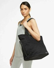 Mujer Nike One Luxe Bolsa de Entrenamiento Piedra Negro Fitness Gimnasio Bolso CV0058-010 NUEVO