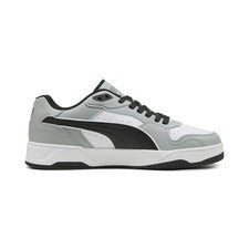 Puma RBD Break Low 40258606 Hombres Gris Cuero Estilo de Vida Tenis Zapatos