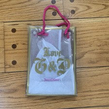 Bolsa de regalo Juicy Couture Gela and Pam PVC vinilo transparente