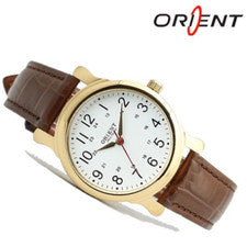 Reloj de pulsera de cuero clásico para mujer hecho en Corea oriental OT565FD