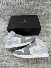 Talla 6 (eu39) - Nike Air Jordan 1 Mid GS Gris Partícula Leche de Coco DN4346-100