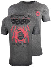 Camiseta estilo obús para hombre bandera serpiente militar gruñido MFG