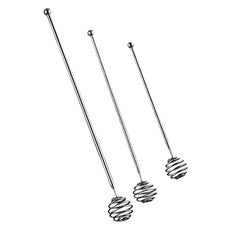 Cuchara Batidora Miel Ergonómica 304 Acero Inoxidable Herramienta para la Cocina Diaria