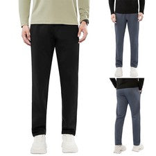 Pantalones informales cálidos de vellón para hombre otoño/invierno a prueba de viento pantalones deportivos de moda
