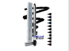 Lápiz delineador de ojos Wonder Beauty 1440 (regaliz) negro profundo impermeable de larga duración