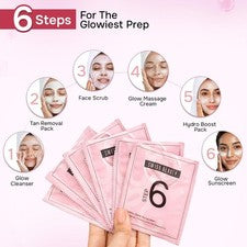 Kit facial Swiss Beauty Care brillo coreano | 6 pasos para piel de vidrio 49 g
