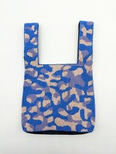 Mini bolso bandolera CIRCUS by Sam Edelman azul de lona con cuentas para mujer ~