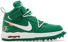 Nike Air Force 1 Mid Off-White Pine Green Estilo # DR0500-300 Talla 6.5