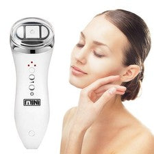 Mini dispositivo de belleza facial estiramiento de la piel belleza máquina blanca para estirar la piel