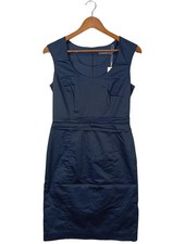 Vestido Esprit línea A mujer azul talla 34 algodón cremallera