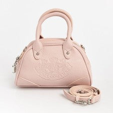 Juicy Couture Blush Mini Bowler Bag Zebra forro interior correa de hombro