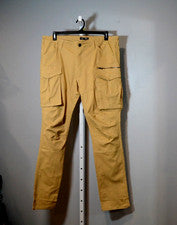 NUEVO Pantalones American Stitch Para Hombre Talla XL Caqui Estilo Carga 8 Bolsillos Funcionales.
