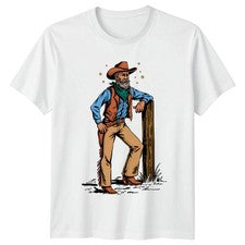 Camiseta vaquera vintage para hombre Western Rodeo regalo para él