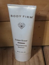 Exfoliante facial refinador para borrar crepé BODY FIRM, cuidado de la piel antienvejecimiento 6 oz