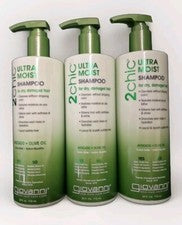 Champú Giovanni 2Chic Aguacate y Aceite de Oliva 710 ml Pack de 3 Cuidado Nutritivo del Cabello