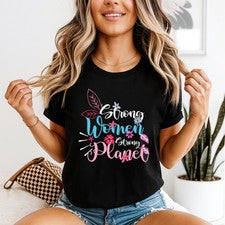 Camiseta Strong Women Strong Planet Mujer Derechos Ambientalismo Regalo