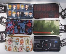 Star Wars Loungefly Bolsa con Cremallera Cosmética Cartera Bolso y CORREA PARA MUÑECA NUEVO CON ETIQUETAS