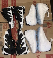 Paquete de 4 pares de botines de fútbol Jordan 11 Deion Sanders 13,13,10,5,9,5