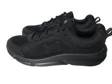 Zapatos para correr UA Under Armour Charged Assert 10 para hombre talla 9,5 4E anchos negros/negros