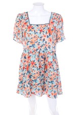 Vestido Peace n' Love Boho estampado de flores S gasolina NUEVO