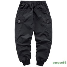 Primavera Otoño Pantalones de Trabajo Para Hombres Pantalones Multibolsillo Deportes Informales Pantalones con Puños