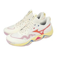 Mizuno Wave Momentum Elite White Orange Blue Men Unisex Volleyball V1GA2512-61