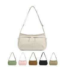 Informal Nailon Hobos Bandolera Bolsos Cremallera Bolso para Mujer Moda Bolso de Hombro Individual