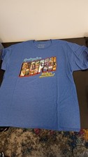Camiseta Deadpool Marvel Para Hombres XL Azul Saludos Deseo Que No Estuvieras Aquí Lootcrate