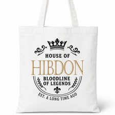 Bolso Shopper Casa Of Algodón Apellido Familiar HIBDON