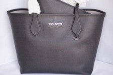 Nuevo Bolso de Mano Michael Kors para Mujer Saige Reversible Negro Bolso de Hombro