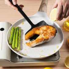 2 Piezas Volteador de Silicona 13 cm Ancho Utensilios de Cocina para Pizza Panqueques Rindfl