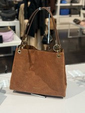 Bolso de hombro grande de gamuza Christina nuevo con etiquetas Michael Kors