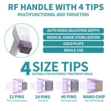 Máquina de tratamiento de cicatrices y arrugas para estirar la piel facial M8 RF 3In1
