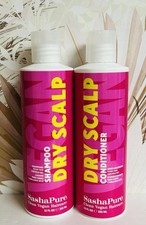 Cuidado del cabello vegano limpio ~ champú y acondicionador para cuero cabelludo seco 12 fl oz cada uno