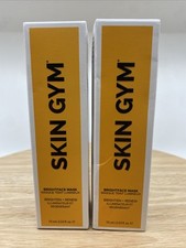 Lote de 2 Mascarillas Faciales SKIN GYM BrightFace Cuidado de la Piel - Con Ácido Ascórbico
