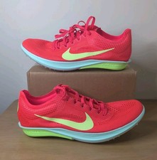 Nike ZoomX Dragonfly 2 Pista Talla 8 Brillante Carmesí Lima Explosión FD8413-600 Sin Picos