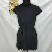 Abigail Mujer Desgastado Hecho a Mano Gris Túnica Top/Mini Vestido Nuevo Con Etiquetas