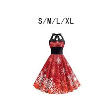 "Vestido de Navidad para Mujer, Vestido con Volantes, Disfraz de Papá Noel para Viajar,"