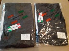 Lote de 2 Pantalones MODA CLASSICA estilo 101 Azul Marino y Gris Cintura 48 Entrepierna L