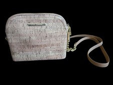 Cartera de corcho Steve Madden bandolera cadena correa cierre cremallera nueva sin etiquetas