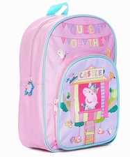 Bolso Peppa Pig Mochila Niño Pequeño Niñas para Guardería Escolar, Regalos para Niñas Reina
